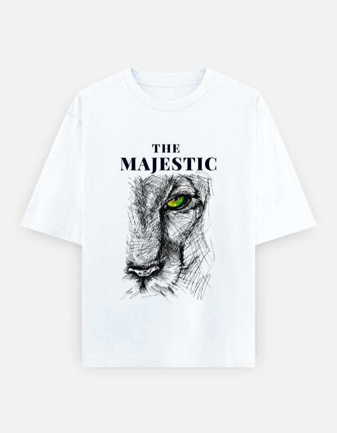 Oversized Majestic Classic T-Shirt