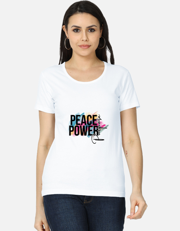 Peace & Power Women's Classic T-Shirt