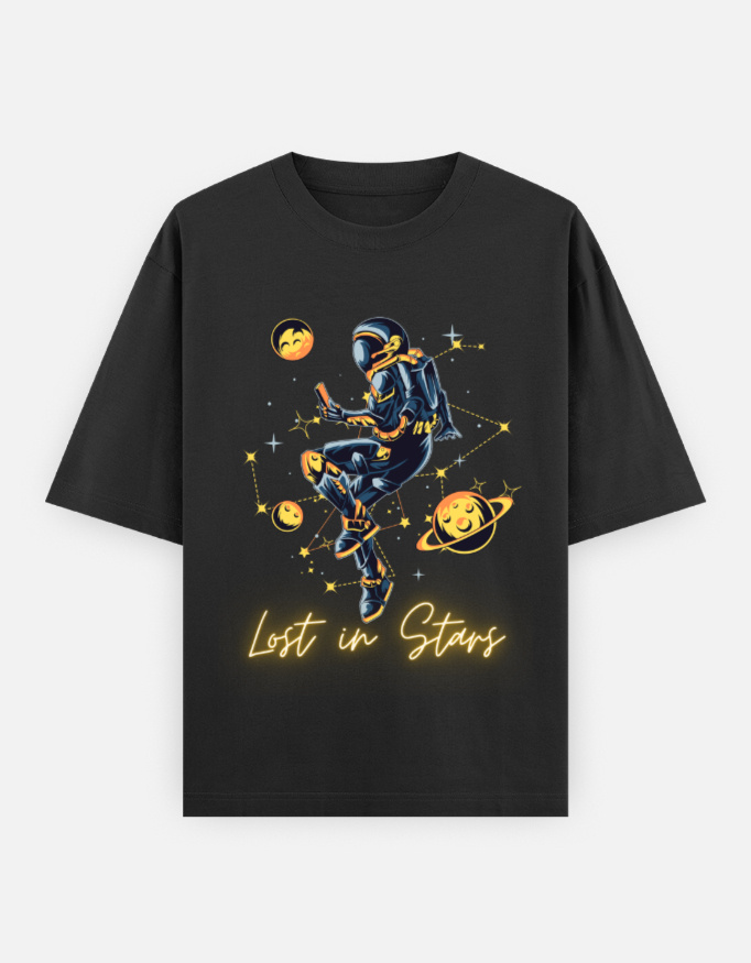 Stars Oversized Classic T-Shirt