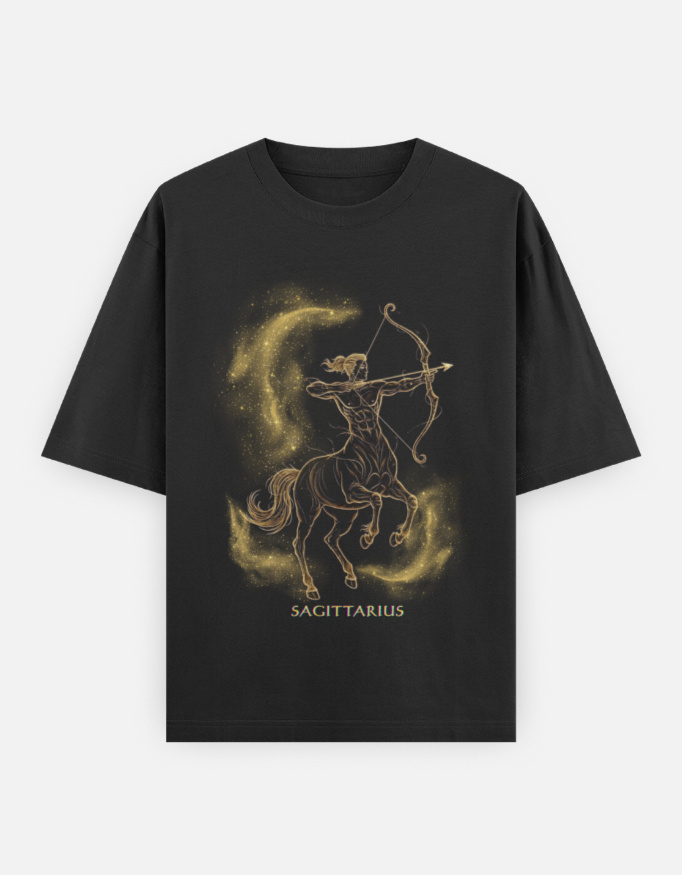 Sagittarius Unisex Oversized Classic T-Shirt