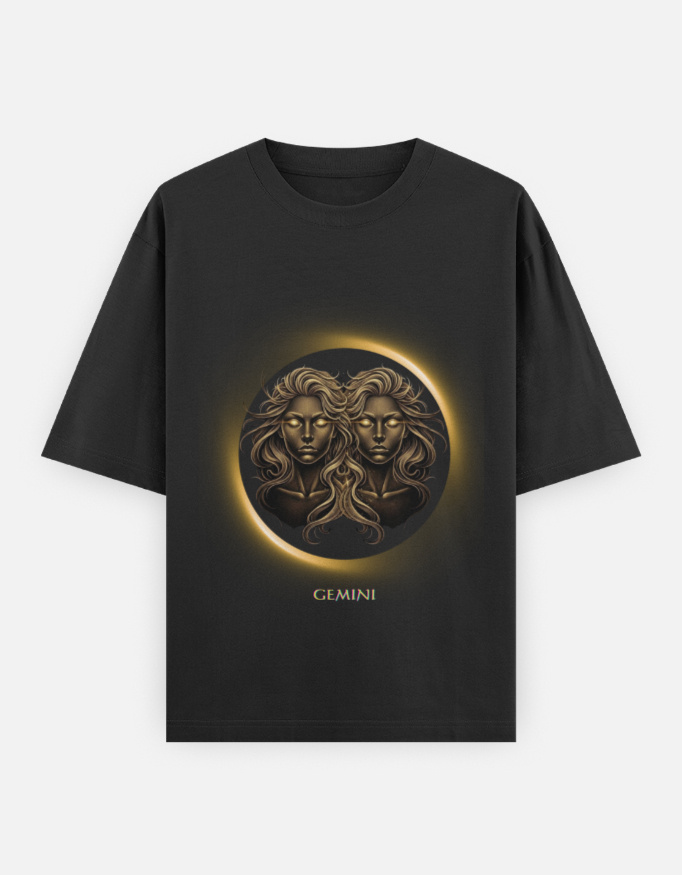 Gemini Unisex Oversized Classic T-Shirt