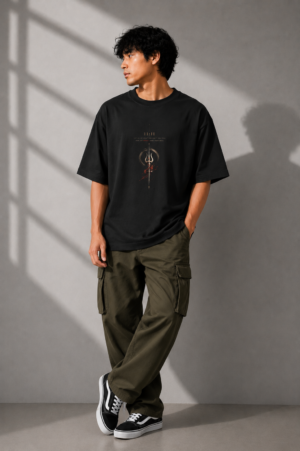 11:11 Divine Trishul Unisex Oversized Classic T-Shirt