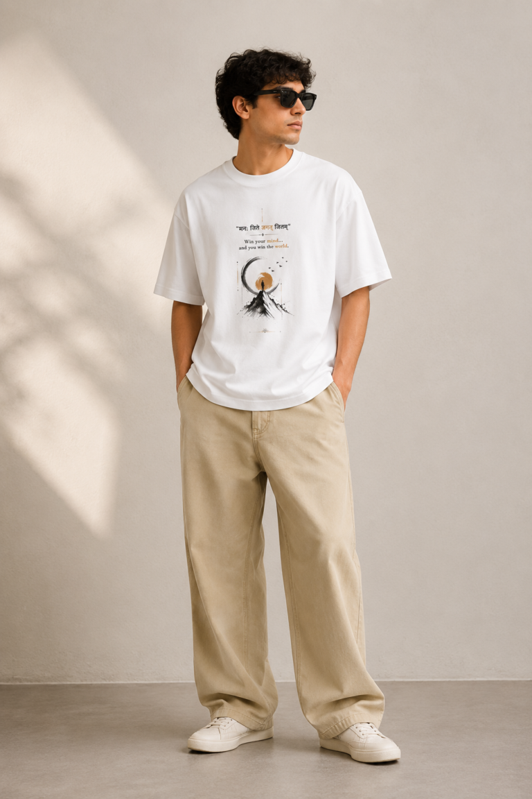 Win Your Mind Unisex Oversized Classic T-Shirt