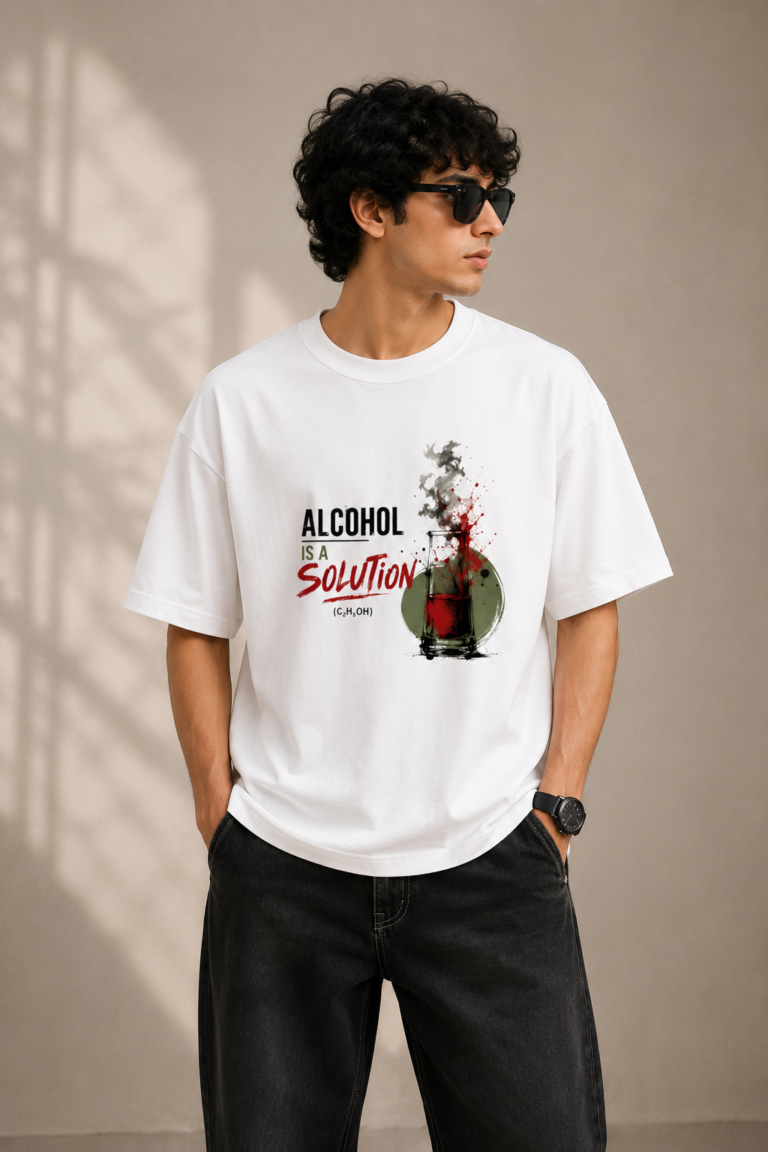 Alcohol Unisex Oversized Classic T-Shirt