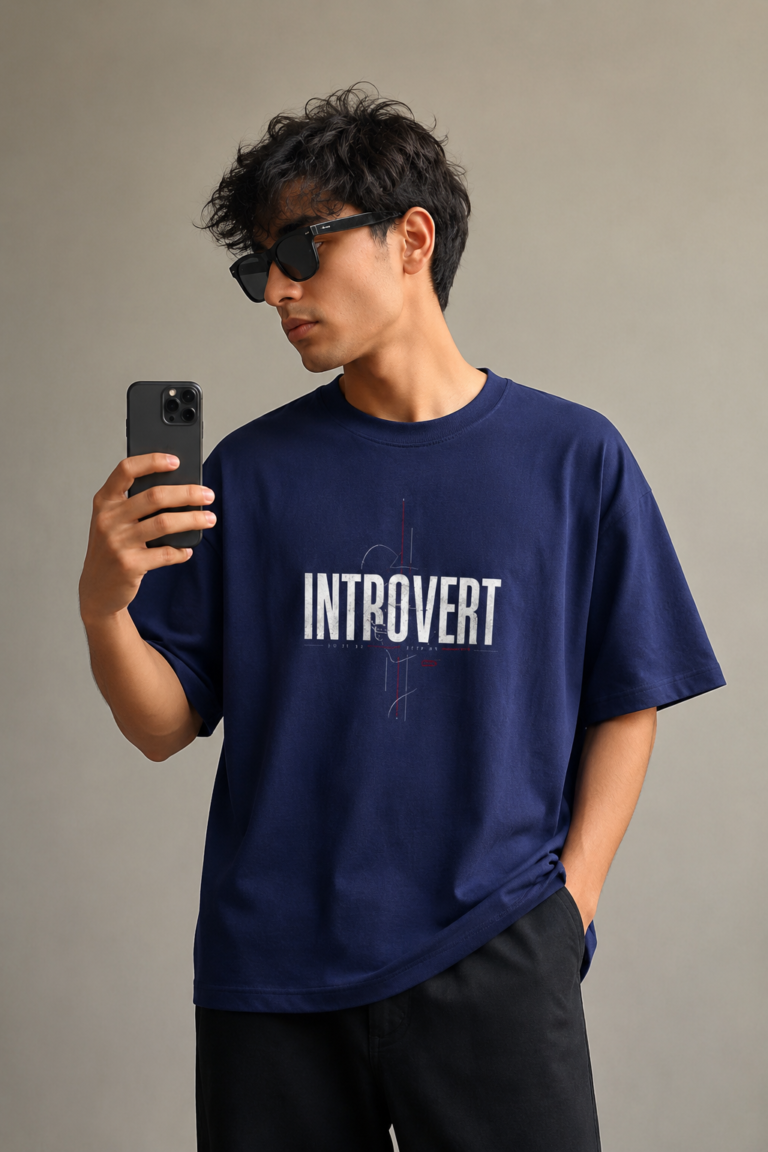 Introvert Unisex Oversized Classic T-Shirt
